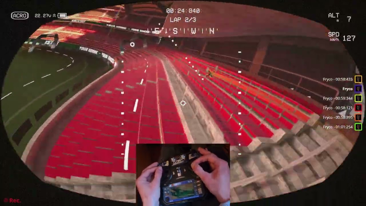 My record in Liftoff Arena - Mexican Wave 00:57:921