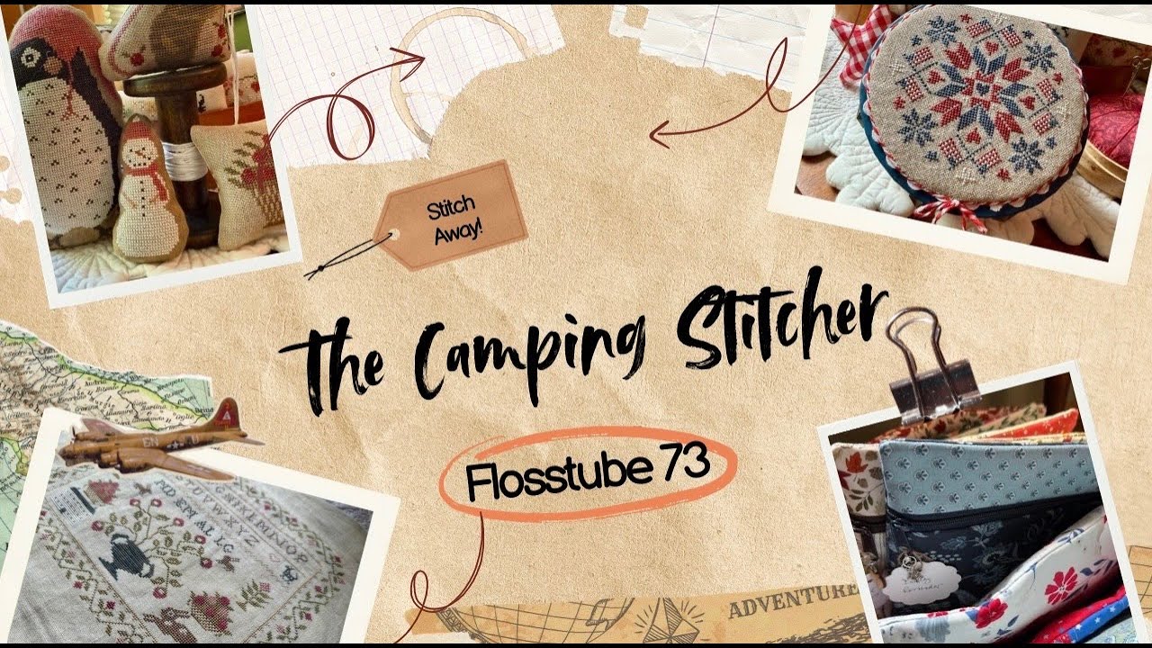 Flosstube 73:  Goodbye July & A Surprise Visitor