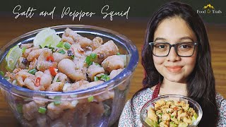 Salt and Pepper Squid Crispy | Chinese Stir-fried Squid recipe | Fried Calamari