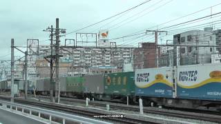 JR貨物 早朝に通過した1051レ EF66 21号機です。(H26.4.30)