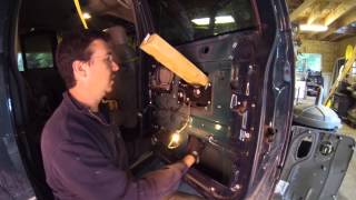How to replace a rear window motor Chevy Suburban