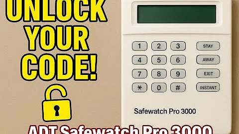 How to Get the Installer Code on an Safewatch Pro 3000 (Take Back Control of Your Alarm)