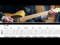 [TAB譜] なぜか今日は/The Birthday Guitar riff [ギター]