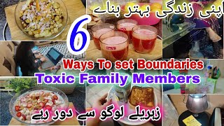 Celebrity "6" Ways To set BOUNDARIES For Toxic Family Member " plz Ladies Protect Your Peace 🙏 Wealth