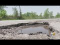 Potholes On Boy Scout Road At Hammond, Chicago Border Cause Thousands In Damage To Drivers Cars