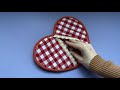 🇺🇦Кухонная прихватка в форме сердца | Полное видео | Heart-shaped potholder | Full master classes