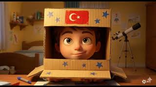 1. Sınıf Türkçe: Astronot Şiiri 🚀 Nur İçözü Animasyon
