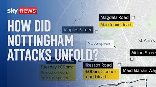 Nottingham attacks: How did the killings unfold?