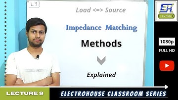 Impedance Matching Methods | Resistive/Transformer/Filter | L9 | EHCS | Daniyal Qureshi