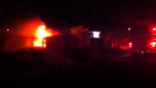 Truck fire in North Abq. Acres
