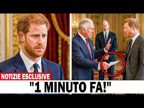 Video Re Carlo INCONTRA il Principe Harry IN SEGRETO dopo il suo inaspettato ritorno nel Regno Unito