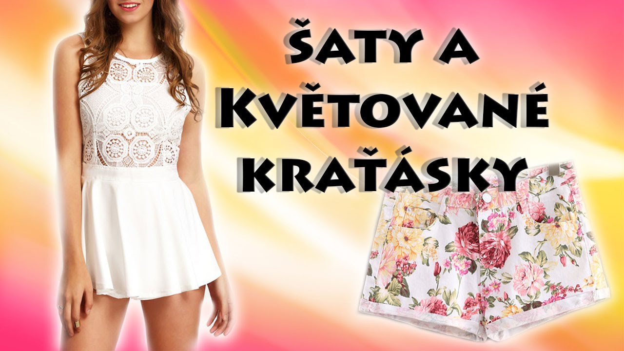 Květované kraťásky a šaty / TRY ON HAUL ROMWE.com / UNBOXING CZ