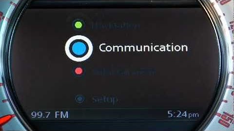 MINI COOPER SETTING THE CLOCK With NAV