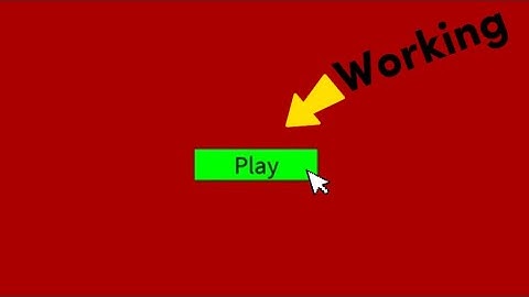 How to Make a Working Play Button in Roblox Studio! (Script in Description)