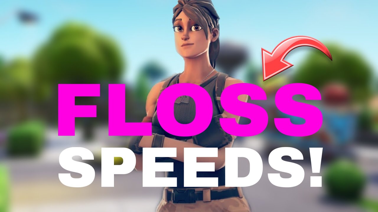 FORTNITE | FLOSS EMOTE | WHICH SPEED IS BEST?