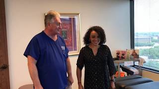 Houston Chiropractor Dr Gregory Johnson Adjust Brazilian Woman First WOW Adjustment