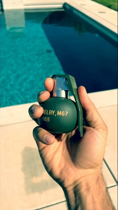 What happens if u toss a grenade in the pool?