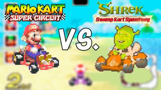 MARIO KART SUPER CIRCUIT ПРОТИВ SHREK SWAMP KART SPEEDWAY