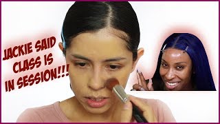 JACKIE AINA SAVES MY MAKEUP/KEEP FOUNDATION ON THE NOSE FOR DRY SKIN | Rocio Ceja