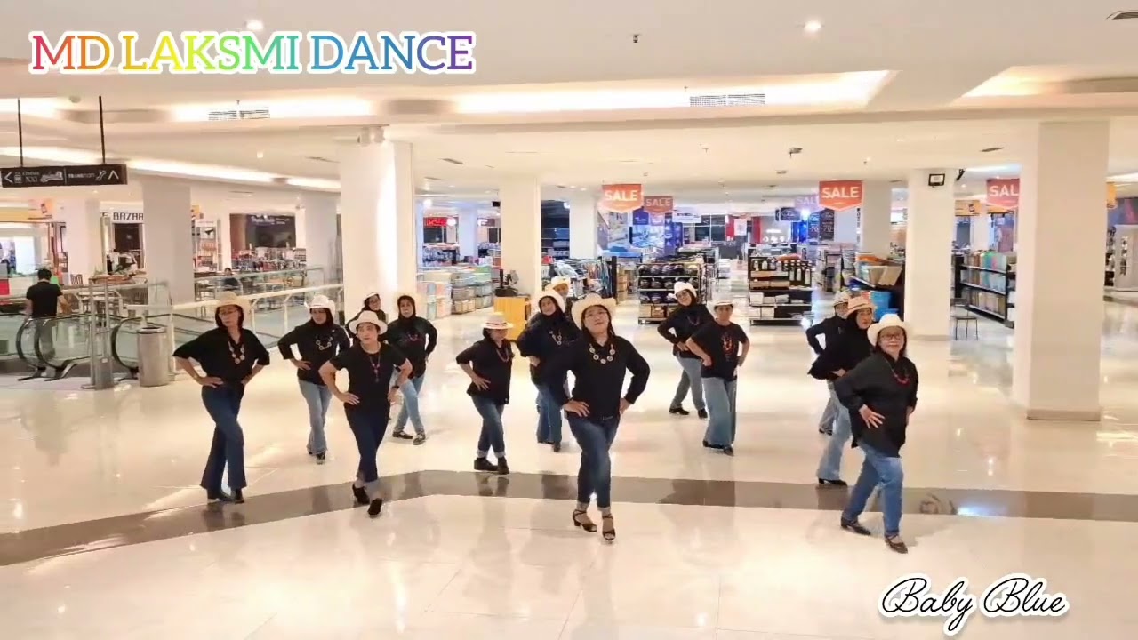 BABY BLUE// LINE DANCE// CHOREO MD LAKSMI// DEMO BY MD LAKSMI DANCE