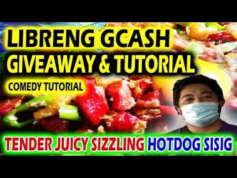 how to cook sizzling sisig with low budget only with free g cash load and g cash giveaway