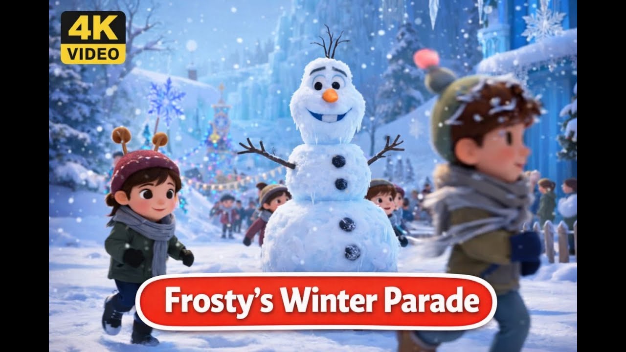 Frosty’s Winter Parade | Kids Song | Nursery Rhyme For Kids | Kinder Laughs