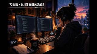 Quiet Workspace Protocol | 72 MIN Cozy LoFi Beats for Coding & Study
