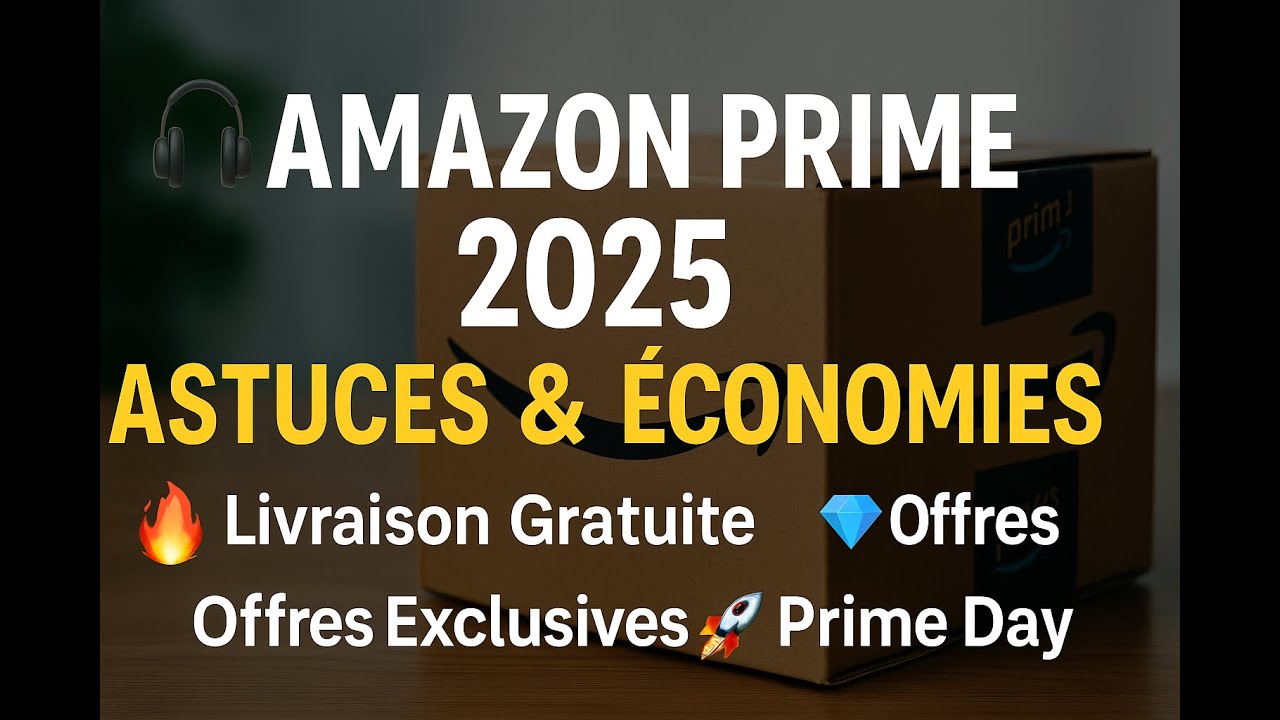 🎧 Amazon Prime 2025 : Astuces & Économies 🔥 Livraison Gratuite, Offres Exclusives & Prime Day 🚀