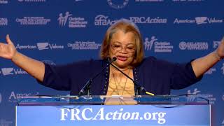 VVS 2017: Alveda King
The 2017 Values Voter Summit brought many excellent opinions to thousands of activists in Washington, DC representing 48 states. And Alveda King did just that.
Check out Valuesvotersummit.org to see the full speaker line up, and other events which happened at VVS 2017. The Family Research Council hopes you will join us next year!
Follow us on social media:
Facebook.com/FRCAction/
@FRCAction on Twitter/Instagram VVS 2017: Alveda King
