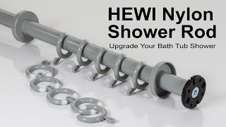 Upgrade Your Bath Tub Shower | HEWI Nylon Shower Rod