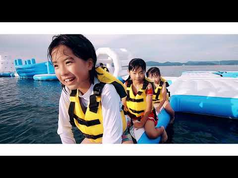アイランドナガサキ 海上アスレチック登場