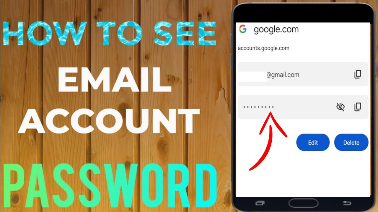 How To See My Email Account Password Recover Email Gmail Password