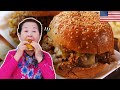 Korean Grandma Tries 'SLOPPY JOE' For The First Time