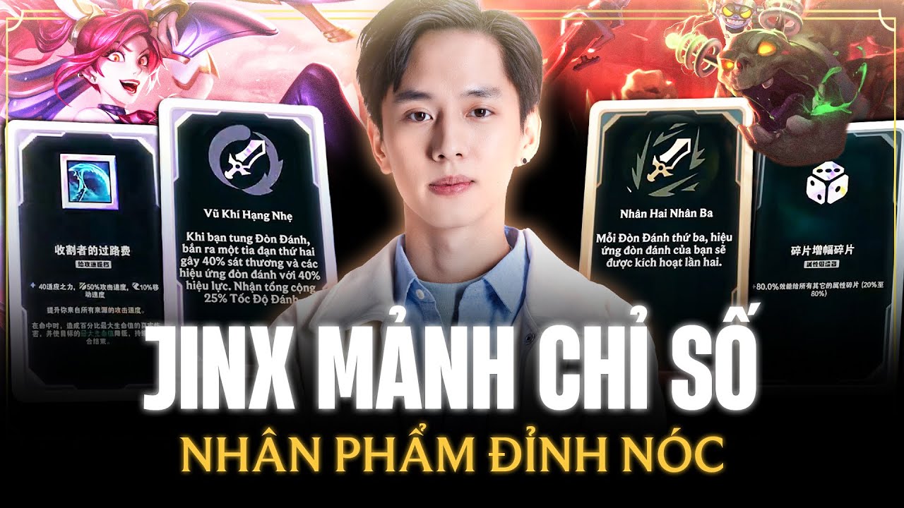 Lang Vương Làm Nhẹ Giáo Án Jinx Mảnh Chỉ Số Nổ Hũ Kịch Trần Đạt 9.6 Tốc Độ Đánh Gặt Top 1 Cực Nhàn