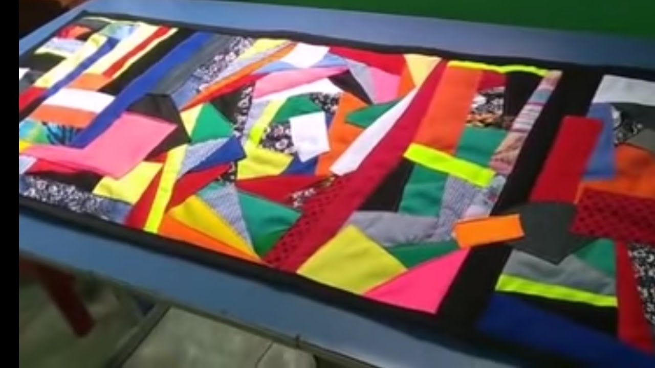 TAPETE PASSADEIRA DE SOBRAS RETALHOS PASSO A PASSO