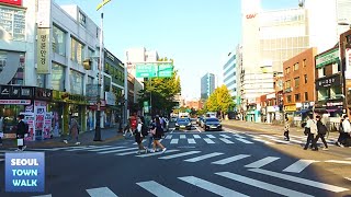 【4K】 18-0-6. Seoul, Hyehwa-dong Neighborhood Street Walking Tour Korea [Jongno-gu]┃혜화동 동네거리 걷기 [종로구]