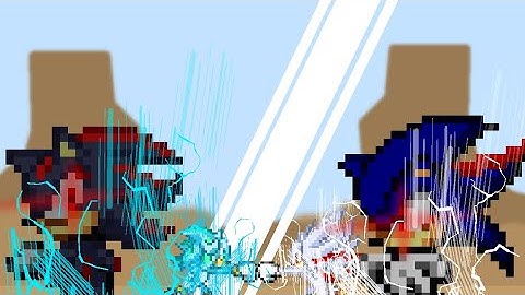 Superior Shadow Vs Shadic - Sprite Animation - Sticknodes