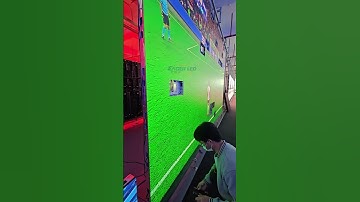 LED screen installation in progress.#ledscreen #leddisplay #ledwall #eagerled #ledmodule