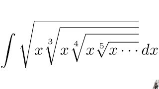 Integral of Infinitely Many Nested Roots MIT Integration Bee Qualifying Exam 2018 Problem #2