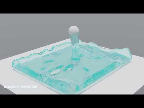 Blender Fluid simulation test