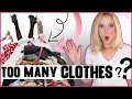 How to PURGE and DOWNSIZE your wardrobe *3 BEST closet clean out tips*