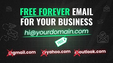 How to Set Up FREE FOREVER Email With Your Own Domain Name | FREE Business & Nonprofit Email