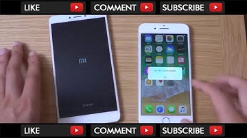Xiaomi Mi Max 2 vs iPhone 7 Plus iOS 11 Beta 2 Which is Fastest