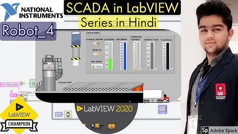 SCADA in LabVIEW | Tutorial 9 :- Robotic Arm_4 | LabVIEW | DSC