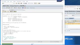 SAP ABAP Selection Screens  Text Messages