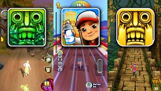 Temple Run 2 Earth Day Vs Subway Surfers showdown Vs Temple Run endless run game play android ios