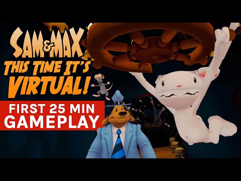 Sam & Max: This Time It's Virtual! - First 25 Minutes Quest 2 Gameplay!