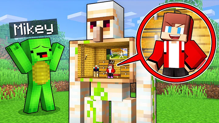 JJ Built a Base Inside Golem To Prank Mikey in Minecraft (Maizen)