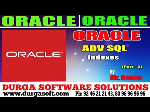 Oracle Tutorial || online training|| Adv Sql | Indexes Part - 4 by basha