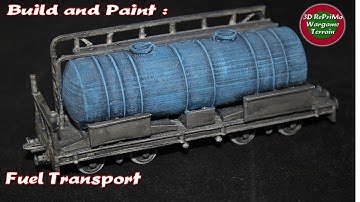 Tutorial:Build&Paint 1/72 Fuel Transport/Painting Guide/Bemalung Kraftstofftransport(WW2)Modellbahn